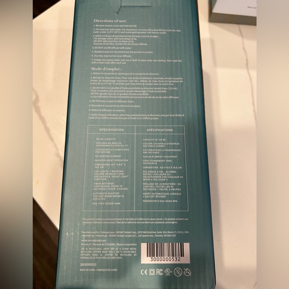 Monat ceramic oil diffuser - Picture 6 of 6